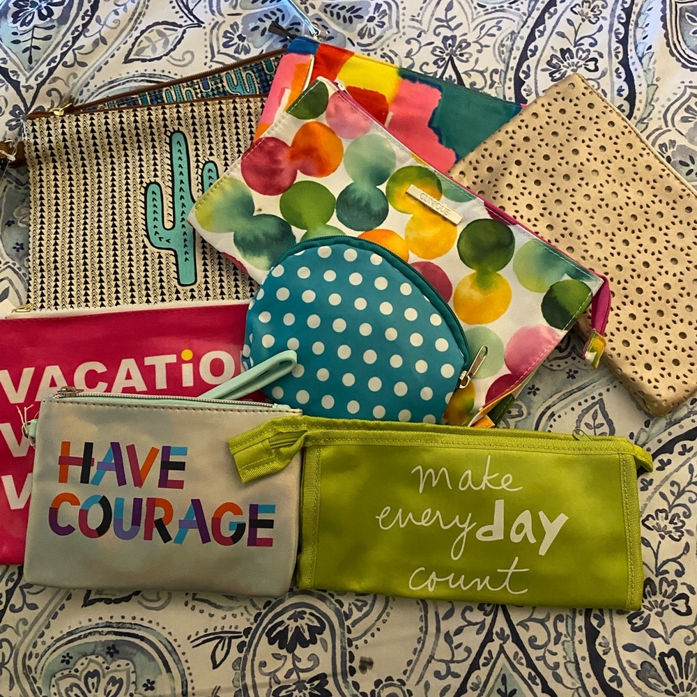 Lot of Cosmetic Bags All New